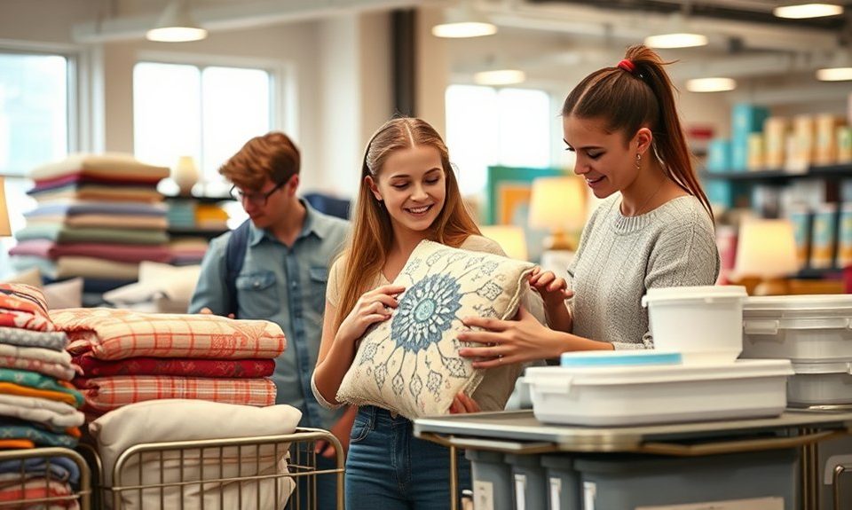 affordable dorm essentials store